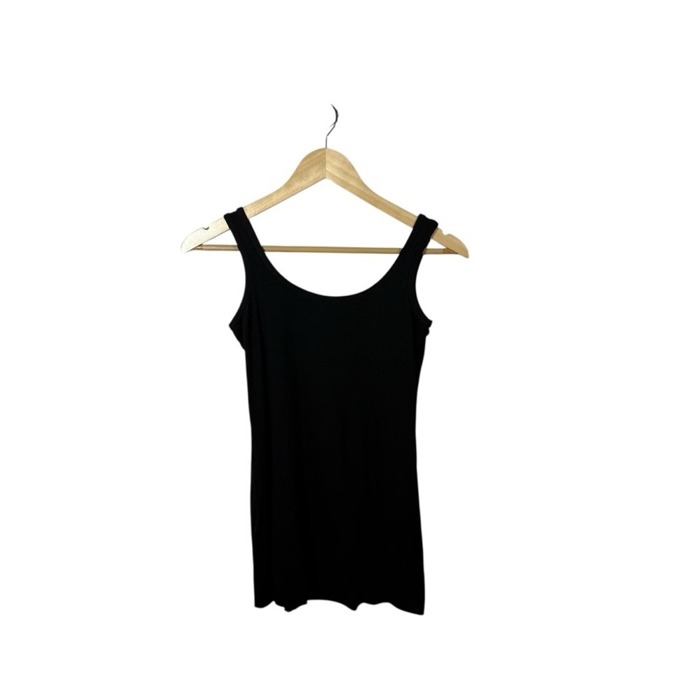 Bailey44 Women’s Classic Raw Hem Scoop Neck Tank Top Black XS